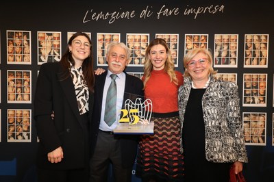 Assolombarda Awards - Chiara Cormanni e famiglia, anniversario 25 anni
