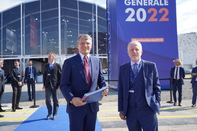 Assemblea 2022 - Alessandro Spada Presidente Assolombarda e Alessandro Scarabelli Direttore Generale Assolombarda