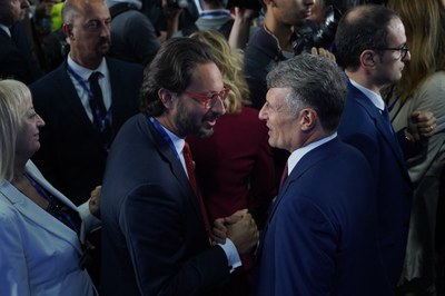 Assemblea 2022 - Il Presidente Alessandro Spada con il Vicepresidente Alvise Biffi