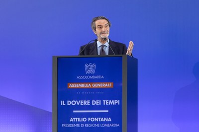 Assemblea Generale 2022 - L'intervento del Presidente di Regione Lombardia, Attilio Fontana