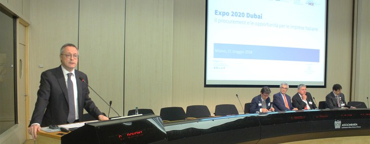 Bonomi: “Imprese e Istituzioni insieme per la sfida di Expo 2020 Dubai” 