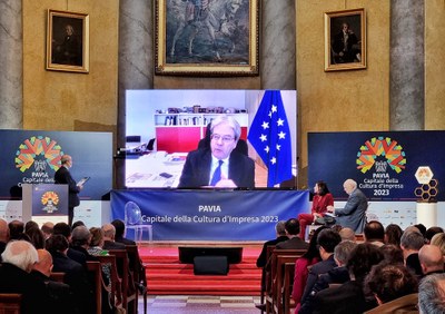Pavia Supernova - Paolo Gentiloni, Commissario Europeo per gli Affari Economici e Monetari 
