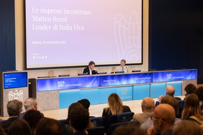 20 settembre con il leader di Italia Viva Matteo Renzi 
